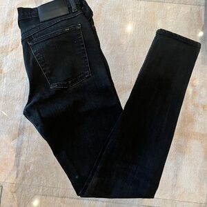Livid Jeans Ava Mid Rise Skinny Women Size W29 L34 Black Denim